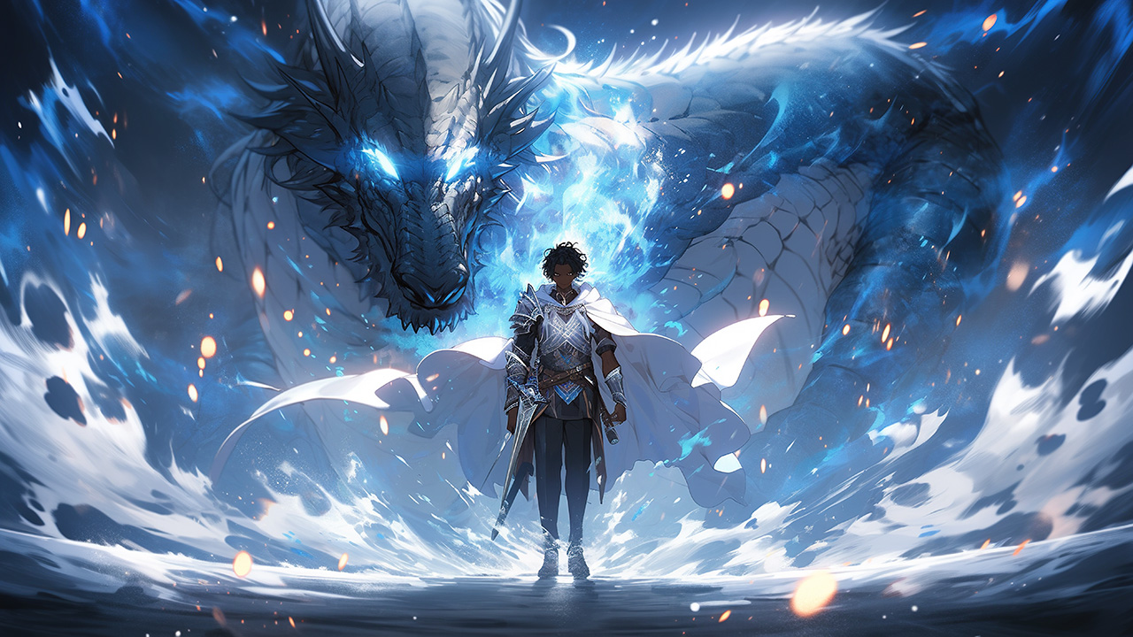 Azure Guardian: The Noble Warrior and the Blue Dragon