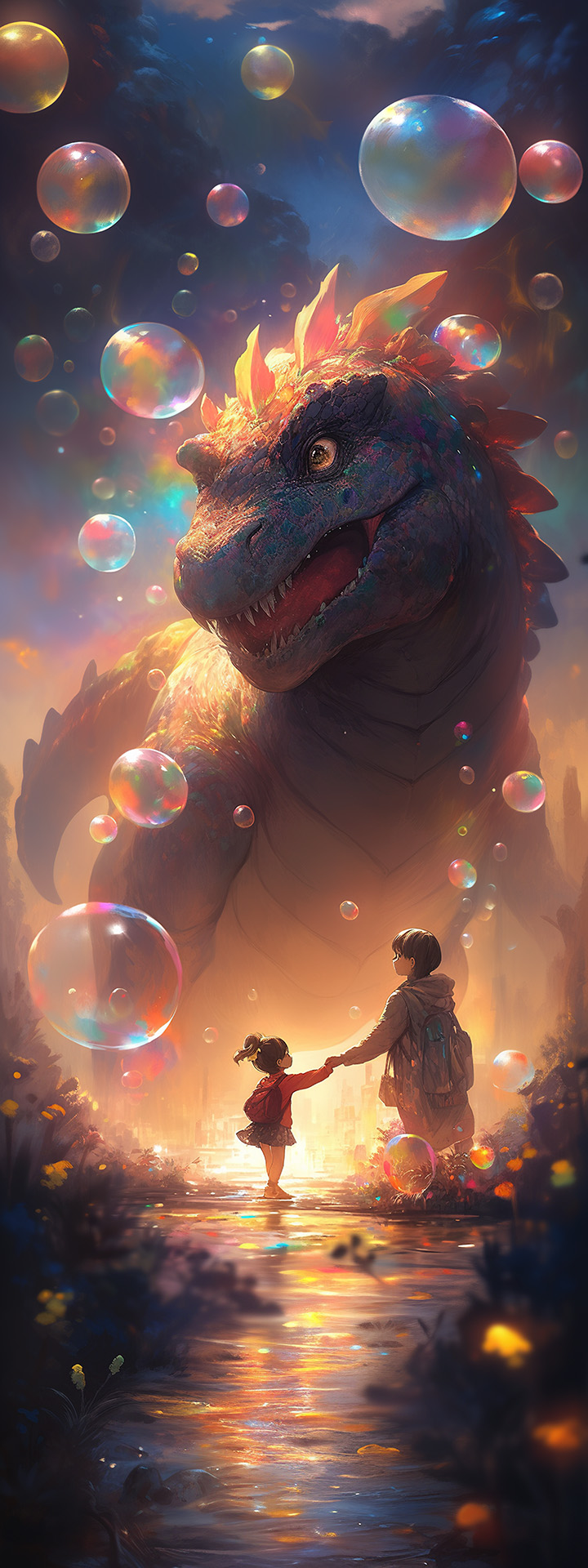 Bubble Dreams: A Mother, Daughter, and the Friendly Dinosaur